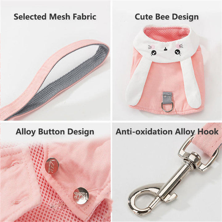 The Ultimate Pet Vest Chest Strap Harness With Leash Set
